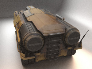 amphibian - tank 3D Model