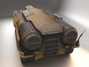 amphibian - tank 3D Model