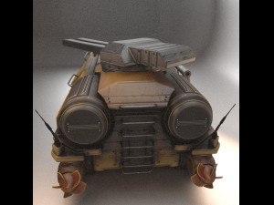 amphibian - tank 3D Model
