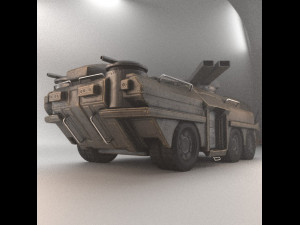 amphibian - tank 3D Model