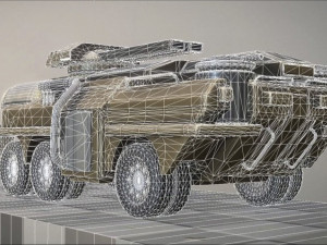 amphibian - tank 3D Model