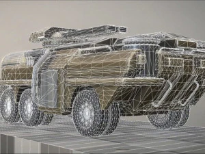 amphibian - tank 3D Model
