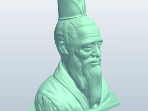 figurine for printing confucius 3D Print Model