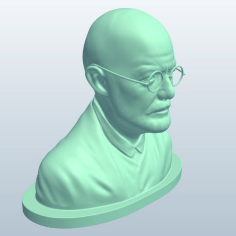 figurine for print sigmund freud Model Cetak 3D .c4d .max .obj .3ds .fbx .stl .blend