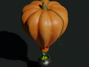 pumpkin - balloon for halloween 3D Model