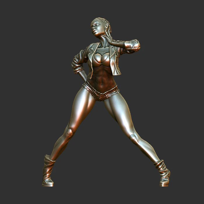 sexy woman statue 3D Model .c4d .max .obj .3ds .fbx .stl .blend 