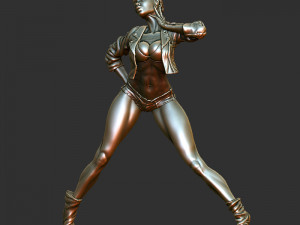 sexy woman statue 3D Model