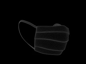 medical mask 3D Model