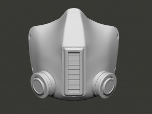 stylish medical mask Modelo 3D