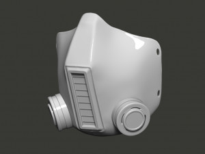 stylish medical mask Modelo 3D