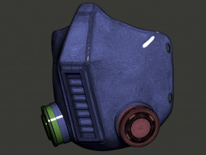 stylish medical mask Modelo 3D
