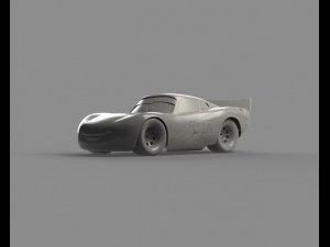 mcqueen lightning cars 3D Model