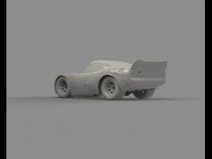 mcqueen lightning cars 3D Model