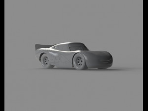 mcqueen lightning cars 3D Модель