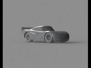 mcqueen lightning cars 3D Model