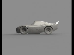 mcqueen lightning cars 3D Model
