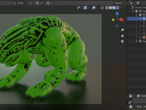 alien animal-monster Modello 3D