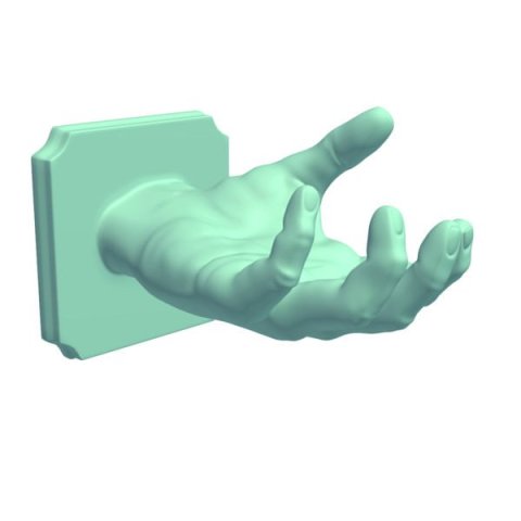 Wall Mounted Key Holder Printing Accessory 3D 打印模型 .c4d .max .obj .3ds .fbx .stl .blend 