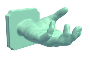 Wall Mounted Key Holder Printing Accessory 3D Print Model