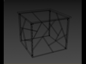 wooden table 3Dモデル