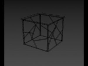 wooden table 3Dモデル