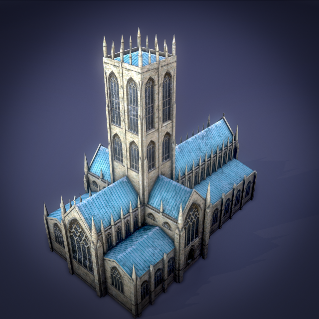 doncaster minster church 3D मॉडल .c4d .max .obj .3ds .fbx .stl .blend 