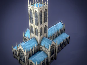 doncaster papaz kilisesi 3D Model