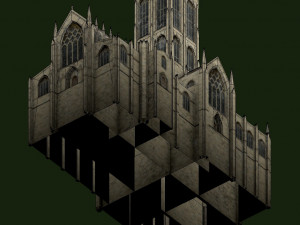 doncaster minster church 3D मॉडल