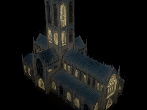 doncaster minster church 3D मॉडल
