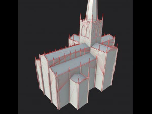church rotherham minster 3D Model