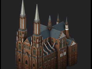 cathedral of st michael the archangel and st florian the martyr 3Dモデル
