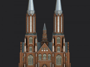 cathedral of st michael the archangel and st florian the martyr 3Dモデル