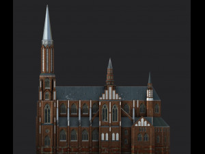 cathedral of st michael the archangel and st florian the martyr 3Dモデル