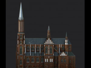 cathedral of st michael the archangel and st florian the martyr 3D Model