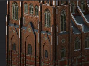 cathedral of st michael the archangel and st florian the martyr 3D Model