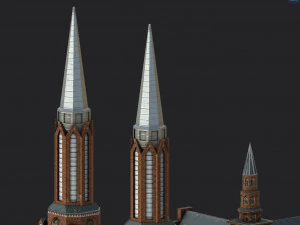 cathedral of st michael the archangel and st florian the martyr 3D Model