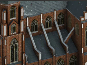 cathedral of st michael the archangel and st florian the martyr 3D Model