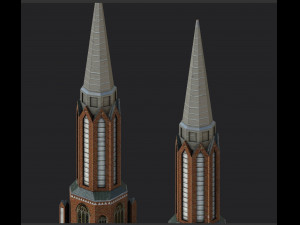 cathedral of st michael the archangel and st florian the martyr 3Dモデル
