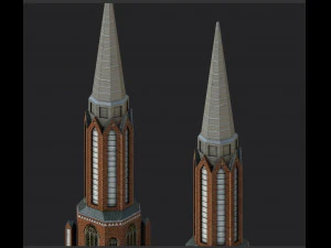 cathedral of st michael the archangel and st florian the martyr 3D Model