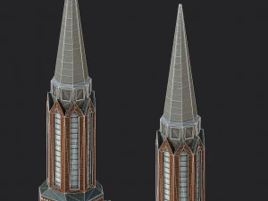cathedral of st michael the archangel and st florian the martyr 3D Model