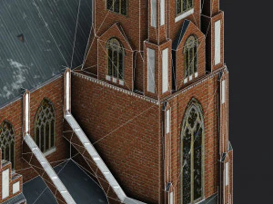 cathedral of st michael the archangel and st florian the martyr 3D Model