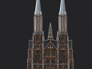 cathedral of st michael the archangel and st florian the martyr 3Dモデル