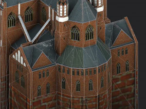 cathedral of st michael the archangel and st florian the martyr 3D Model
