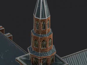 cathedral of st michael the archangel and st florian the martyr 3D Model