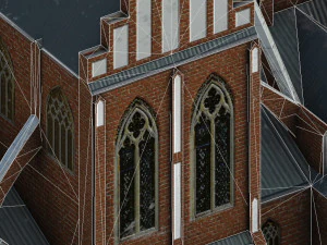 cathedral of st michael the archangel and st florian the martyr 3D Model