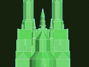 cathedral of st michael the archangel and st florian the martyr 3D Model