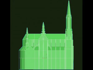 cathedral of st michael the archangel and st florian the martyr 3D Model