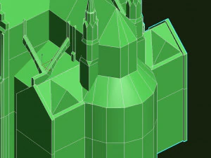 cathedral of st michael the archangel and st florian the martyr 3D Model