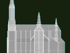 cathedral of st michael the archangel and st florian the martyr 3D Model