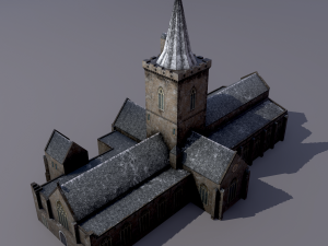 church st johns kirk in perth 3D Modell
